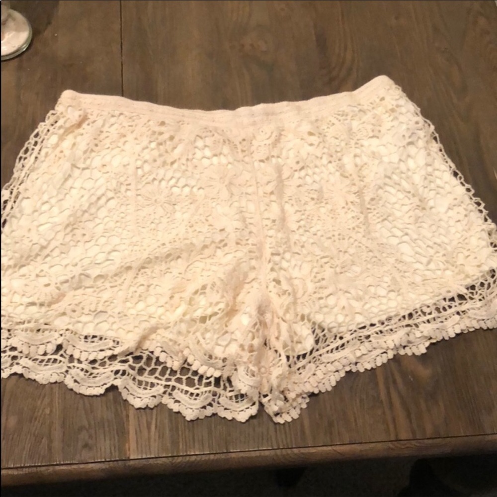 Forever 21+ lace shorts